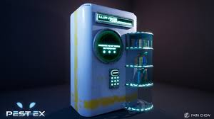 Bed bugs · call 24/7 · roaches · rodents Artstation Pest Ex Vending Machine Faith Chow