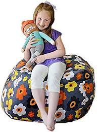 Amazon Com Creative Qt Stuffed Animal Storage Bean Bag Chair Extra Large Stuff N Sit Organization Stuffed Animal Storage Bean Bag Chair Kids Bean Bag Chair