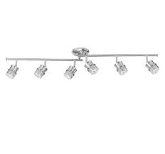 Globe Electric 59355 6 Light Foldable Track Lighting Bar Brushed Nick Toolboxsupply Com