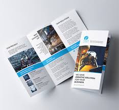 Gambar 1.18 dua sisi desain brosur promosi pendidikan yang telah jadi. Contoh Brosur Sekolah Lipat 3 Kumpulan Soal Pelajaran 9