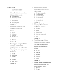 Soal essay tentang alat indra beserta jawabannya. Soal Dan Jawaban Sistem Endokrin Kemendikbud