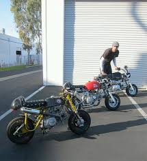 Honda Mini Bikes As Cafe Racers Pit Bike Mini Bike Honda