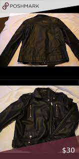 Jou Jou Faux Leather Jacket Great Condition Xl Leather Jacket Jackets Faux Leather Jackets