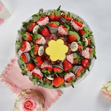 A 75cl bottle of 'mumosa' (a sparkling alcoholic drink made from strawberries and. Mother S Day Strawberries Platter Edible Arrangements