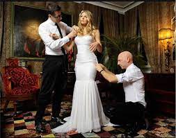 Fergie S Fitting Session With Dolce Gabbana Wedding Dresses Wedding Dress Alterations Fitted Wedding Dress