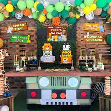 167 pieces jungle theme party balloon garland arch kit summer tropical party green balloon latex balloons jurassic forest party decoration. Jungle Theme Birthday Party At Home Cheap Online Shopping