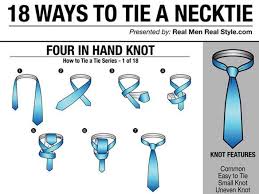 Named based on the trinity knot from celtic culture, the trinity necktie knot is the favorite of everyone. 18 Ways To Wear A Necktie Chart
