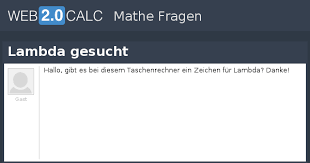 U+03bb, das λ griechischer kleinbuchstabe lamda. Frage Anzeigen Lambda Gesucht