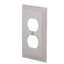 September 11th and 12th, 2021. Hampton Bay Tiered 1 Gang Duplex Metal Wall Plate Satin Nickel 84dnhb The Home Depot Plates On Wall Hampton Bay Decor Essentials