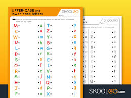 This printable worksheet is a good way to help children distinguish between the lowercase and uppercase forms of letters. Upper Case And Lower Case Letters Free Worksheet For Kids