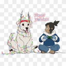 Select an image and choose a color to make transparent. Aang Katara Zuko Korra Dog Like Mammal Dog Mammal Vertebrate Legend Of Korra Christmas Clipart 3370699 Pikpng
