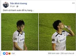 Minh vương lập hattrick, văn toàn bứt tốc như con trai thần gió. Tráº§n Minh VÆ°Æ¡ng Hagl Danh Cáº£ Thanh Xuan Ä'á»ƒ Trá»¥ Háº¡ng