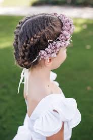 Mais la valeur sûre reste la couronne de fleurs fraîches ou en tissu. Couronne De Fleurs Boheme Roses En Papier Rose Poudree Maison Eme