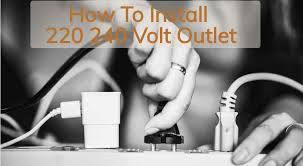 Install 30 feet of romex surface mounted cable; How To Install A 220 240 Volt Outlet Housebouse Com
