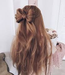 Imagine that your own cold brown hair and long hair, plus your own bangs, is it more temperament? 52 Cute Hairstyles For Valentine S Day Hair Styles Hairstyle Bow Hairstyle
