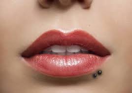 Getting This Double Side Lip Piercing With Two Tiny Diamond Studs Lip Piercing Lips Kissable Lips