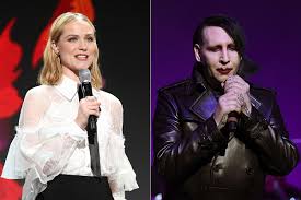 I picked that (marilyn manson) as the fakest stage name of all to say that this is what show business is, fake. Evan Rachel Wood Accuses Marilyn Manson Of Anti Semitism