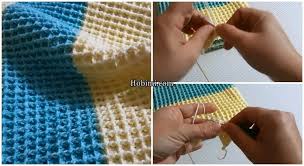 Bebek Battaniyesi Waffle Modeli Yapilisi Bebek Waffle Model