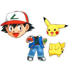 Mix And Match Magnets Ash And Pikachu Set Pokemon Ash And Pikachu Pikachu Pokemon