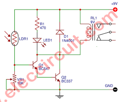 Circuitscheme.com provides the collection of electronic circuit schematic design for hobbyst; How To Make Automatic Daylight Sensor Switch Project Elec Circuit Com
