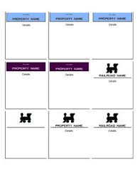 In monopoly cards, the game will be dominated by the card game on monopoly can be completed if you can have a complete number of cards in a set of existing properties. Editable Monopoly Property Card Template By Shauna Conway Tpt