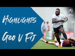 Highlights Georgia 10 45 Fiji Rugby World Cup 2019 Youtube