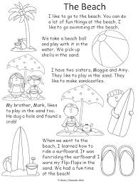 Beach Read And Write Reading Comprehension Reading Comprehension Summer Reading Comprehension Reading Comprehension Worksheets