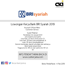 Batas usia kerja di indonesia ialah minimum 10 tahun, tanpa batas usia maksimum. 33 Syarat Kerja Di Bank Bri Info Dana Tunai