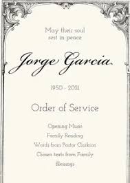 Maybe you would like to learn more about one of these? Free Funeral Program Templates Adobe Spark