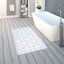 Handgeküpfter teppich, buntfarbene wolle, modern gehaltenes design, keine gebrauchsspuren, maße: Badematte Kurzflor Teppich Fur Badezimmer Kaufland De