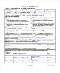 A job application allows a candidate to apply for an open employment position. Free 9 Sample Payroll Advance Forms In Pdf Ms Word