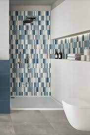 Bagni in stile western bagni rustici bagni da sogno bellissimi bagni bagno in stile terroso bagni casa legno bagni esterni bagni piastrellati bagni moderni. Rivestimento Paint Block Sky 25x40 Decoro Geometrico Azzurro Iperceramica Arredamento Piccolo Bagno Bagni Colorati Bagno Restauro
