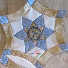 Inklingo Golden Wedding Ring By Hand Or By Machine On The All About Inklingo Blog Quilt Patterns Quilting Projects Farm Quilt