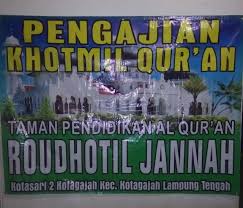Dengan menyebut nama allah yang maha pemurah lagi maha penyayang. Pengajian Roudhotil Jannah Syukuran Anak Khatam Al Qur An Portal Berita Wartapos Group