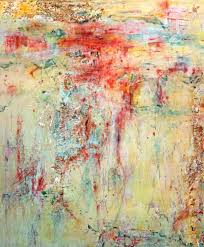 Up The Red River Valley Oil And Cold Wax On Panel With Pan Pastels Gravel 24 X 20 X 1 5 By John Skrabalak Encaustic Art Cold Wax Painting Wax Painting