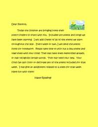 Writing a cover letter is essential when applying for jobs. Poetry Journal Cover And Parent Letter By Debbie Price Tpt