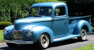 Image result for Light Blue 1940 Truck