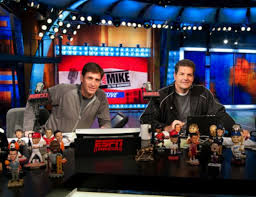 Mike And Mike In The Morning From Espn Radio Mike Greenberg And Mike Golic In Chicago 2009 Mike And Mike I Laughed Mike Golic