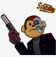 418 transparent png illustrations and cipart matching gangster. Monkey Clipart Gangster Monkey Animated With Gu Png Image With Transparent Background Toppng