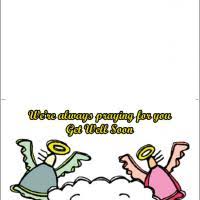 Receiving one of these would surely make you feel better! Printable Get Well Cards