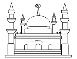 Dalam halaman ini kami akan berbagi topik mengenai. Mewarnai Gambar Mewarnai Gambar Sketsa Masjid 14