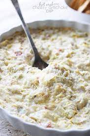 Hot Crab And Cheesy Artichoke Dip Yummy Dips Recipes Food