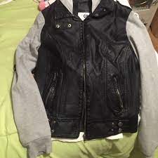 Half Sweater Half Leather Jacket Leather Jacket Half Sweater Jackets