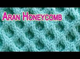 Authentic hand knit aran wool. Classic Aran Honeycomb Youtube