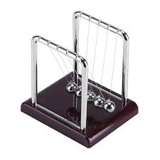 Steel Balance Swinging Magnetic Ball Cradle Physics Science Pendulum Desk Fun Toy Gift Swinging Magnetic Ball Toy In 2020 Newton S Cradle Metal Desks Desk Toys