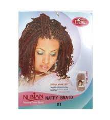 Braids for long hair never go out of style. Diana Nubian Naffy Braid