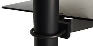 Vmp large flat panel ceiling mount for 37 to 90 flat panels. Tv Ceiling Mount Component Shelf Clamps On Mast