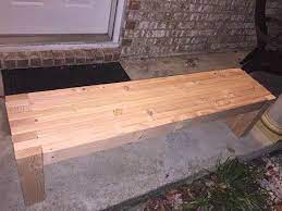 How To Make Simple A 2x4 Bench Seat Woodworking Diy Youtube Madeira