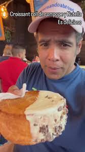 Deliciosos croissant rolls de rompope y Nutella