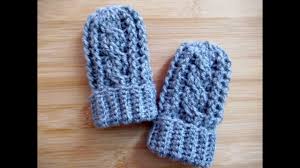 Easy Crochet Baby Mittens Gloves Tutorial Mitts 0 6 Months Happy Crochet Club Youtube